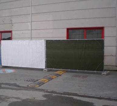 bache cloture grillagee