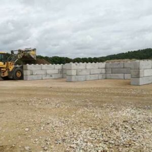 Bloc béton empilable largeur 0.75m