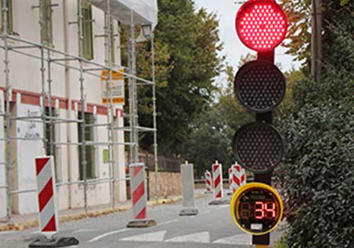 Feux de chantier par 3 – Image 3