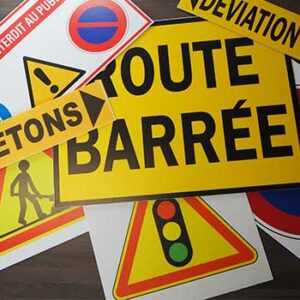 Panneaux alvéolaires PVC : Divers texte