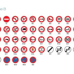 Type B - signaux d'interdiction