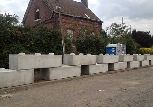 Bloc béton empilable largeur 0.6m